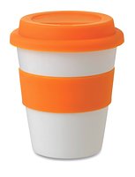 PP Becher mit Silikon-Deckel Cianiga