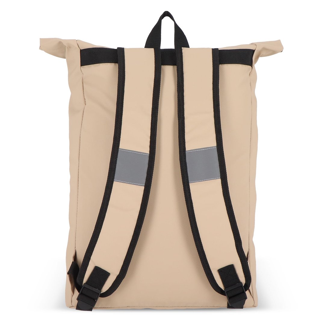 PU-beschichteter R-PET 600D Rolltop-Rucksack 20L Niansepas