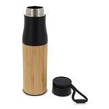 Isolierflasche Bambus mit Trageschlaufe 500ml Paulio