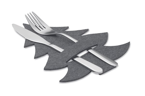 Besteckhalter-Set RPET-Filz Adivich