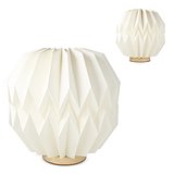 faltbare, von Origami inspirierte Papier-LED-Lampe Luna 25cm Mervin