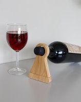 Weinflaschenhalter Vincio Nole | Recycelter Bambus
