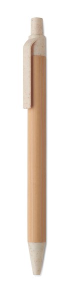 Druckkugelschreiber mit Bambus Lütholfan