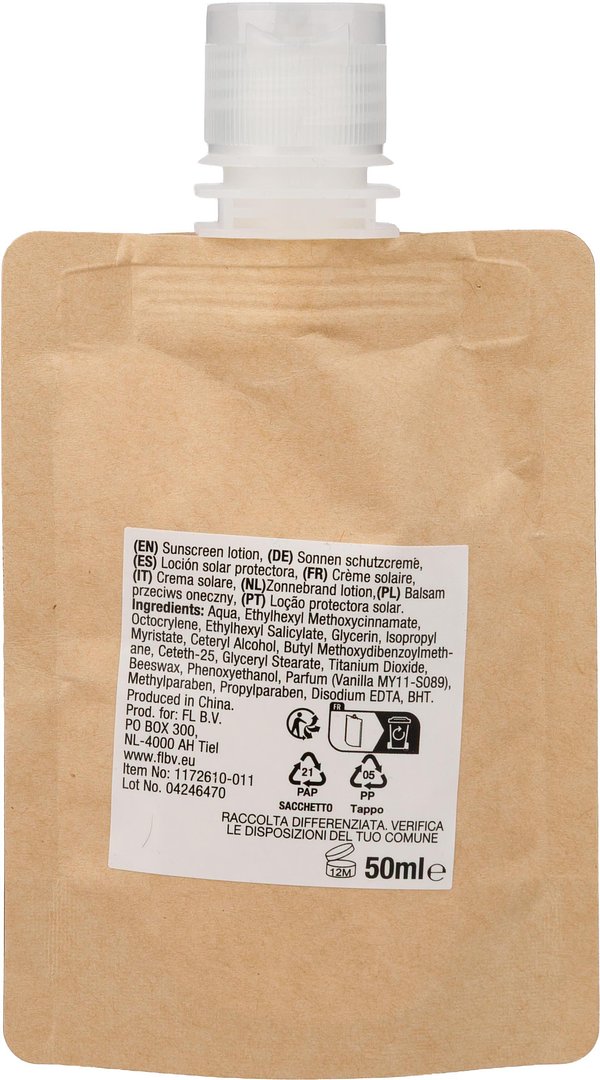 Sonnencreme Dumench | LSF30 | 50 ml | Papierbeutel