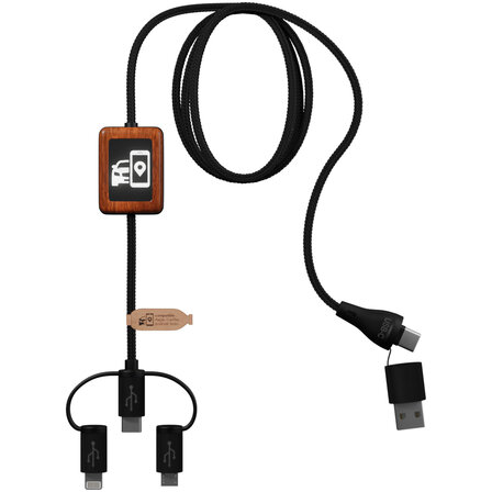 5-in-1 CarPlay-Kabel mit Leuchtlogo - Ylana