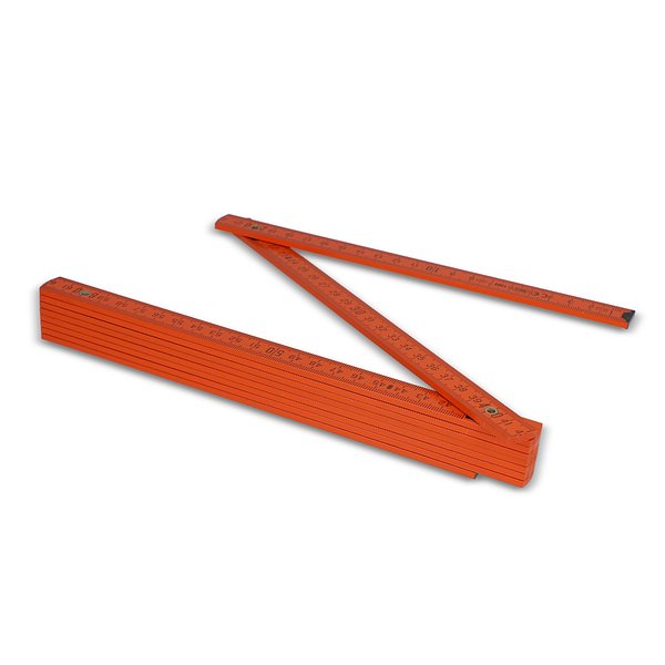 Zollstock Holz 2m Premium lackiert Dicorioli