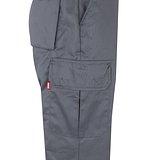 Zweifarbige Hose aus Twill (210 g/m²), gefüttert, mit mehreren Taschen, aus Baumwolle (20%) und Polyester (80%) Benina