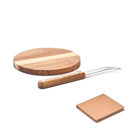 Käsebrett-Set Akazie Nelitate