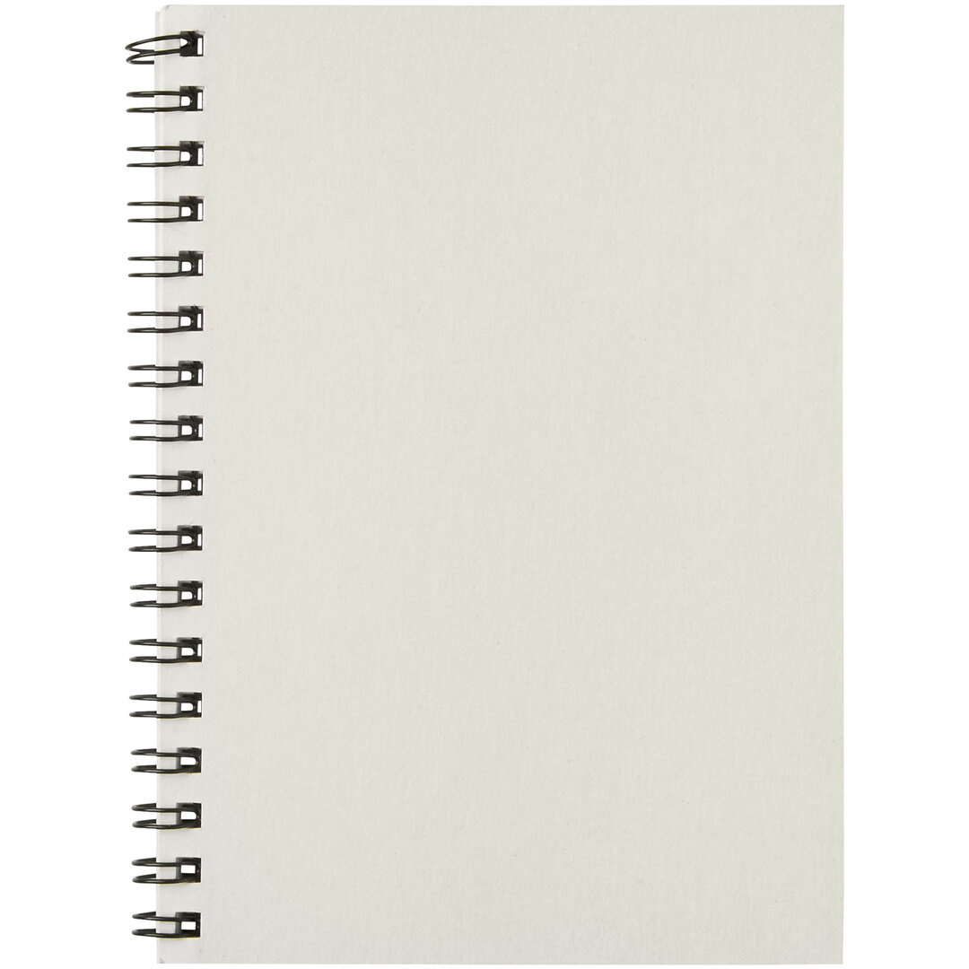 A6 farbiges recyceltes Notizbuch mit Spiralbindung - Adalbri