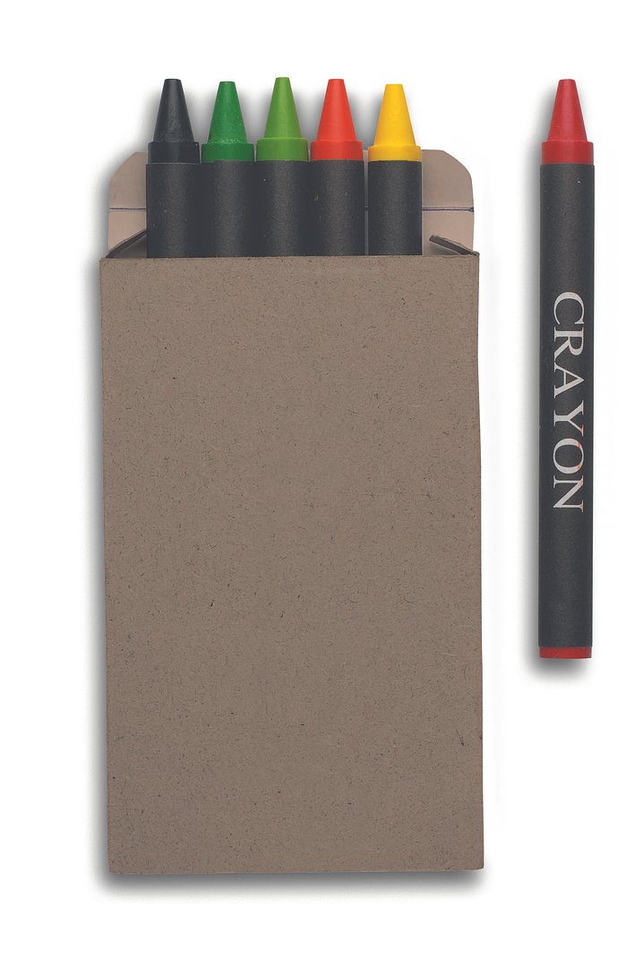 Wachsmalkreide 6-teilig Nestiat