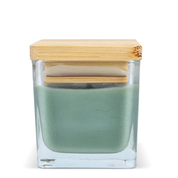 Chakra Kerze auf pflanzlicher Basis im Glasgefäß Utzi