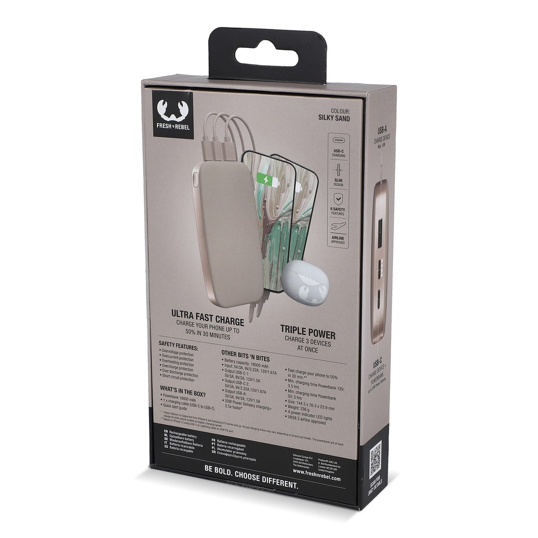 Powerbank 18.000mAh USB-C Ultra Fast Charging 20W Divat