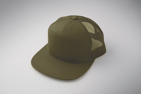 Flache Kappe 7 Panels Vicoregun