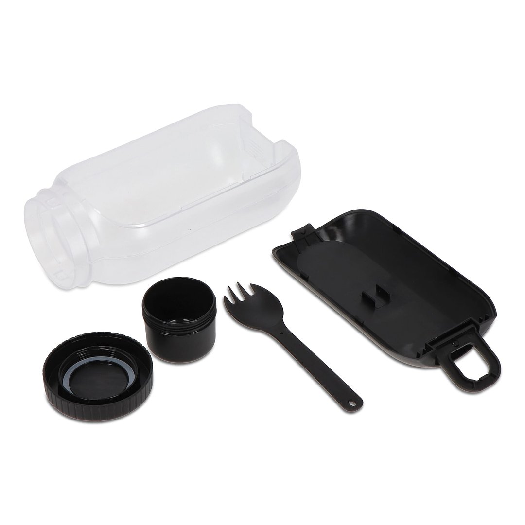 All-in-One-Lunchbox mit Soßenfach und Löffel-Gabel Aitlixl