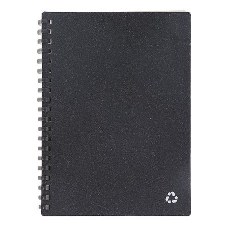 Notizbuch aus recyceltem Leder Midi Merin