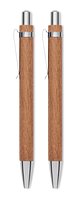 Schreibgeräte-Set Akazienholz Dumenetori