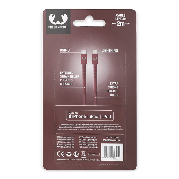 USB-C zu Apple Lightning Kabel 2.0m Helvin