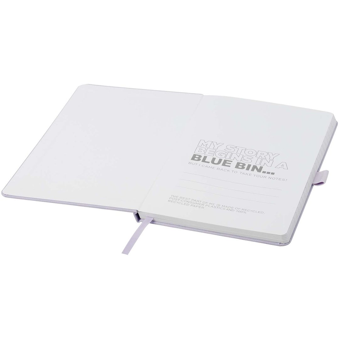 A5 Notizbuch aus recyceltem Papier mit Cover aus recyceltem PET - Razer