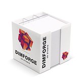 Notizzettel 10x10x10cm in Würfelbox mit Stifteköcher Stgas