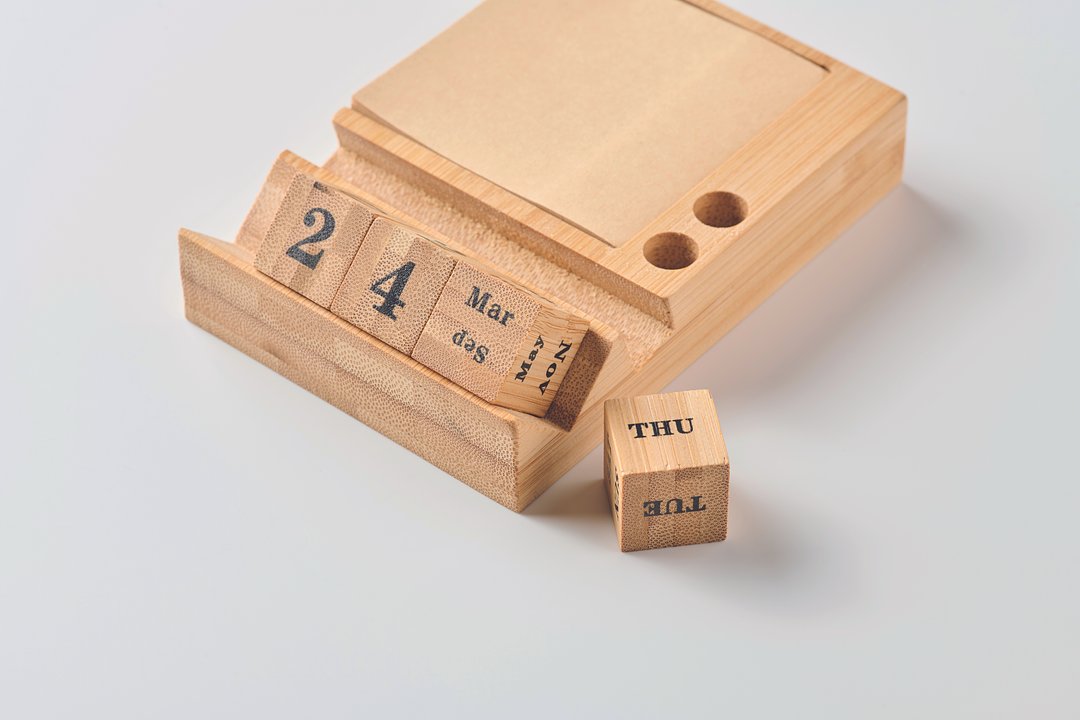 Tischkalender Bambus Hani