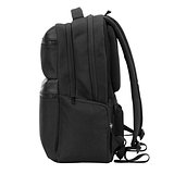 Wasserabweisender Rucksack aus recyceltem Twill mit zwei grossen Fronttaschen, 17 Zoll Leycili