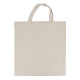 Tasche OEKO-TEX® natur kurze Henkel 220g/m² 38x42 cm Badrina