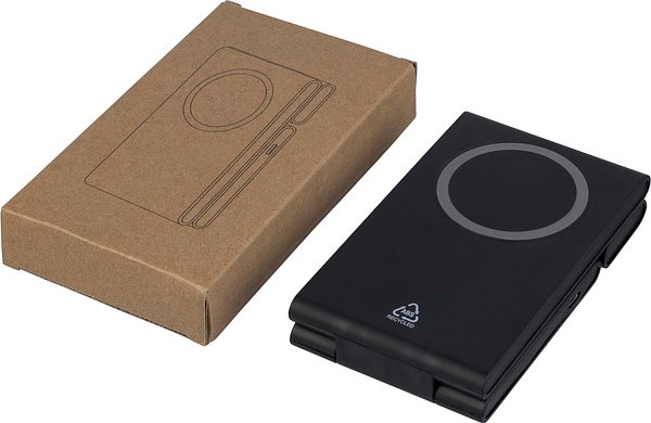 Recyceltes ABS 3-in-1 magnetisches kabelloses Ladegerät Stiana