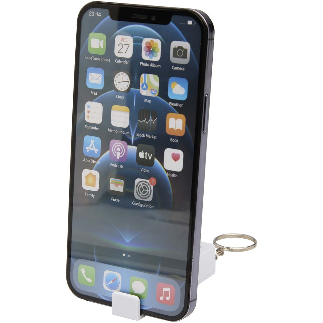 Telefonladestation aus recyceltem Kunststoff mit Fidget-Toy - Lüthola