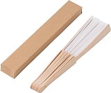 Handfächer Dumenst | Recycelter Stoff | Holzgriff