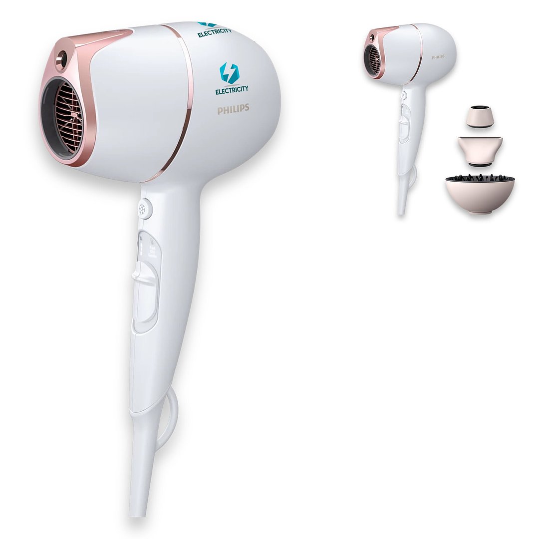 Philips SenseIQ Haartrockner mit Diffusor Naninelin
