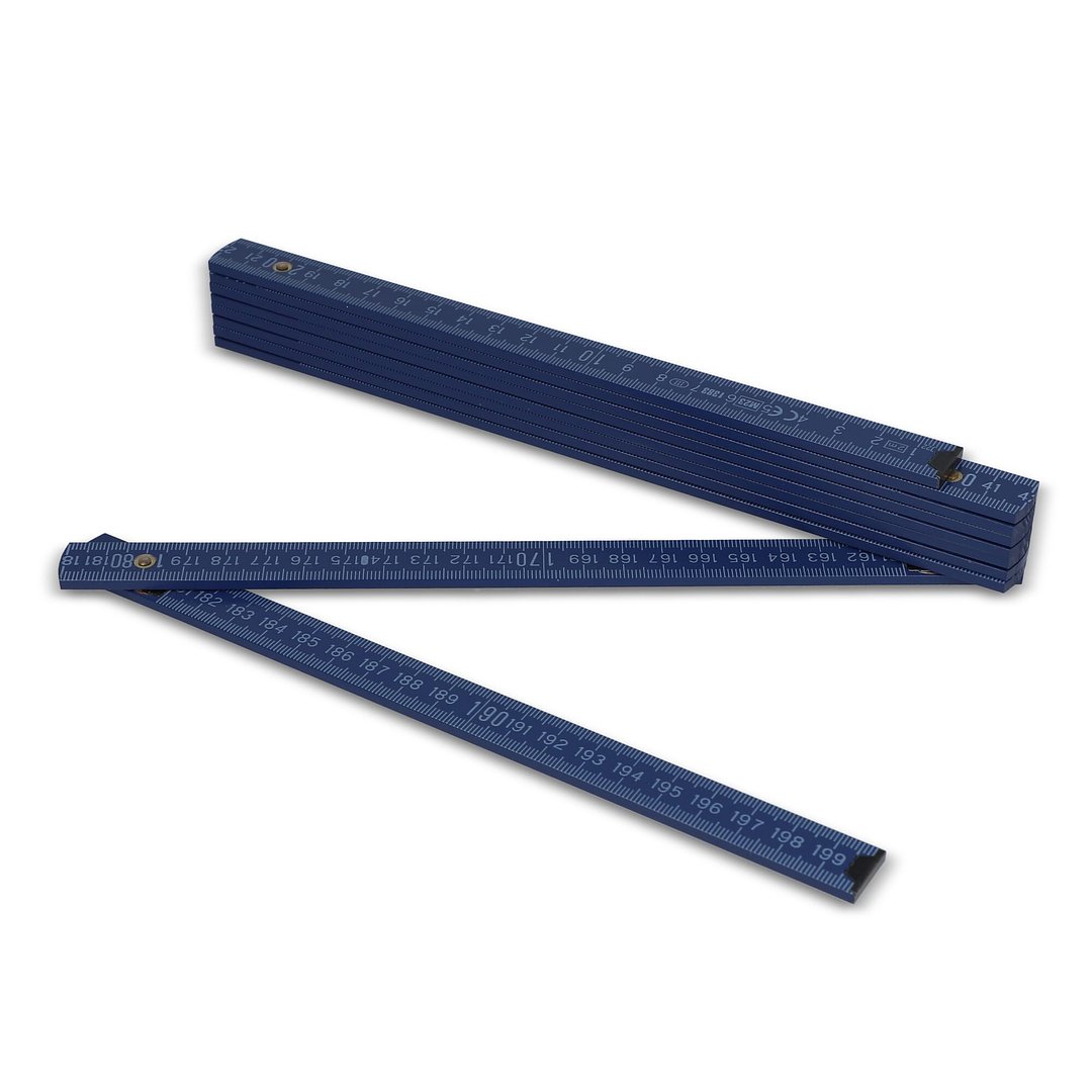 Zollstock Holz 2m Premium lackiert Dicorioli