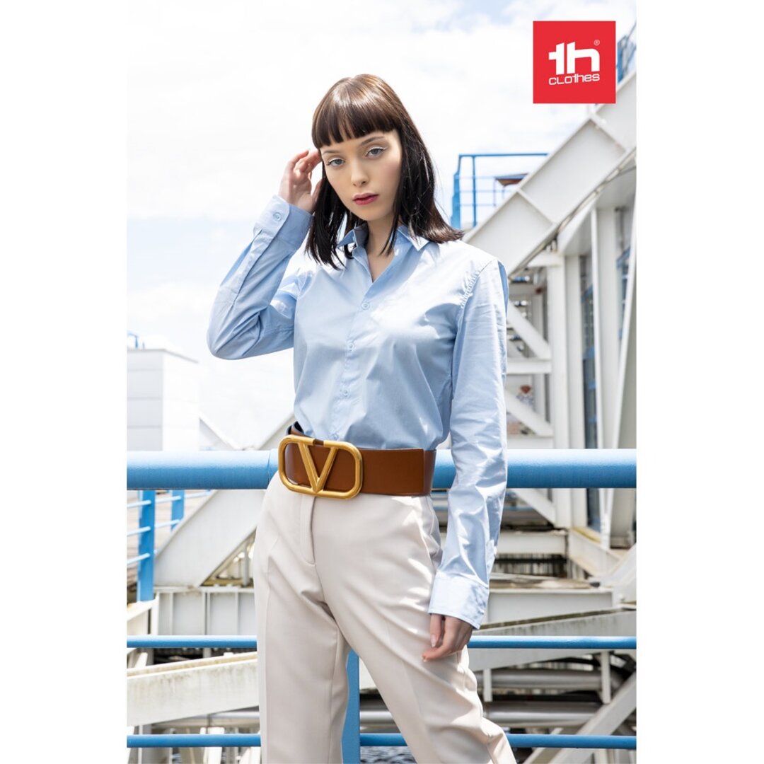 Damen Popelin Bluse Rettas