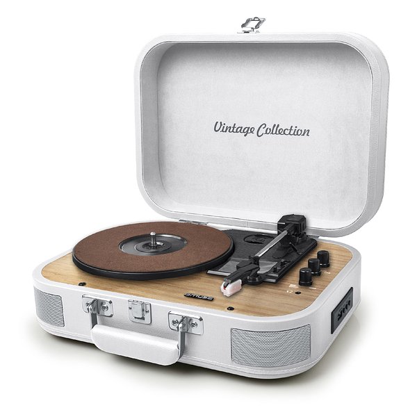 vintage Plattenspieler Bluetooth und AUX-Anschluss 2x5W Jovia