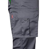 Zweifarbige Stretch-Hose mit mehreren Taschen (240 g/m²), aus Baumwolle (46 %), EME (38 %) und Polyester (16 %) Paulik