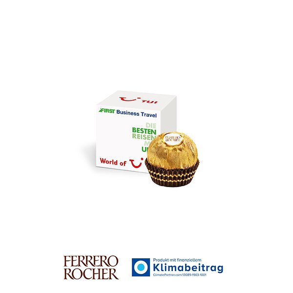 Werbewürfel mit süsser Füllung