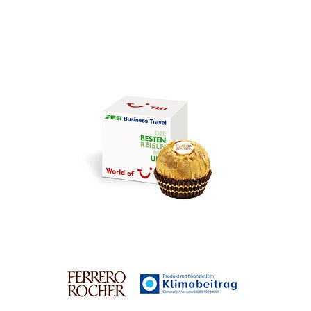 Werbewürfel mit süsser Füllung