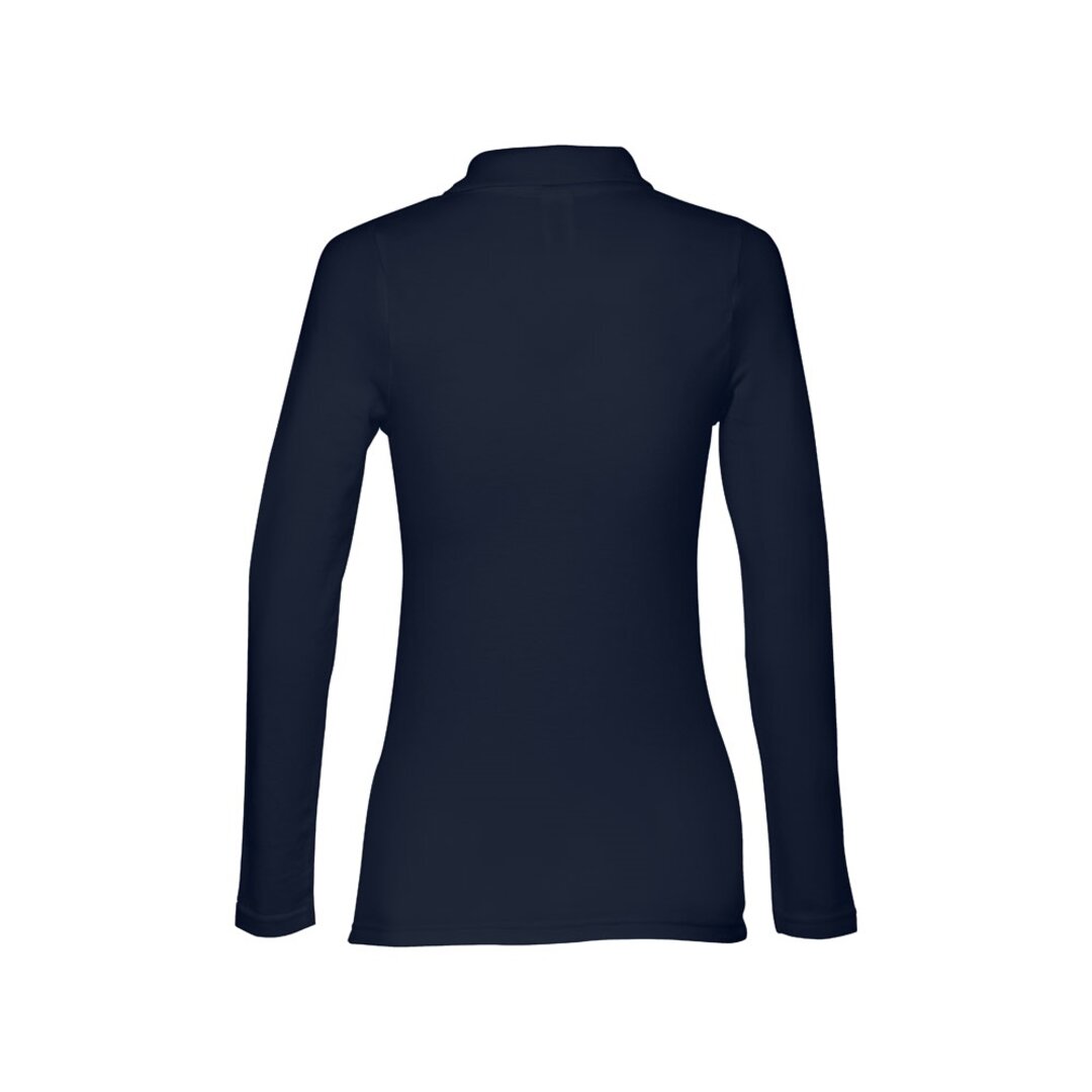 Damen Langarm-Poloshirt Minata