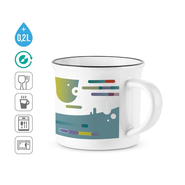 Tasse aus Keramik (280ml) für Sublimation Luoni
