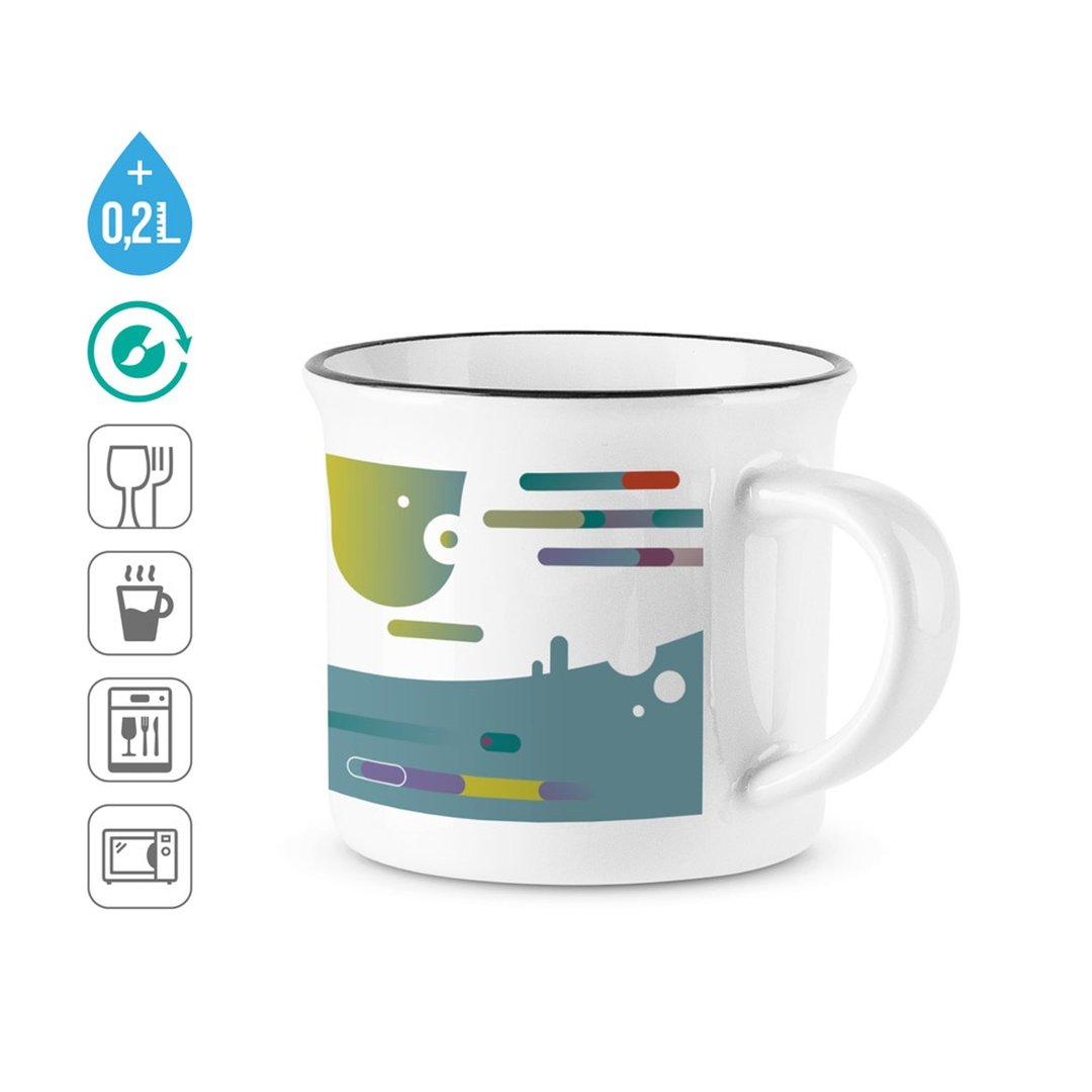 Tasse aus Keramik (280ml) für Sublimation Luoni