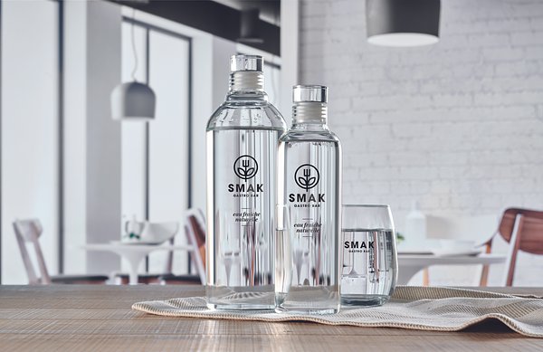 Flasche Borosilikatglas 500 ml Gianner