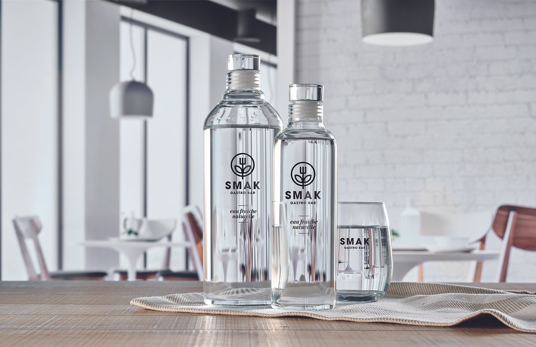 Flasche Borosilikatglas 500 ml Gianner