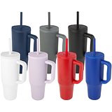 900 ml RCS-zertifizierter Isolierbecher mit Silikon Trinkhalm - Annang