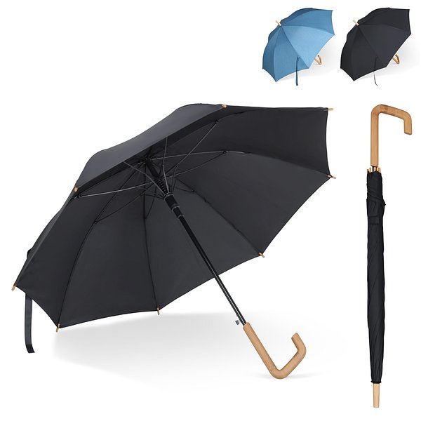 23” Regenschirm aus R-PET-Material mit Automatiköffnung Alittan