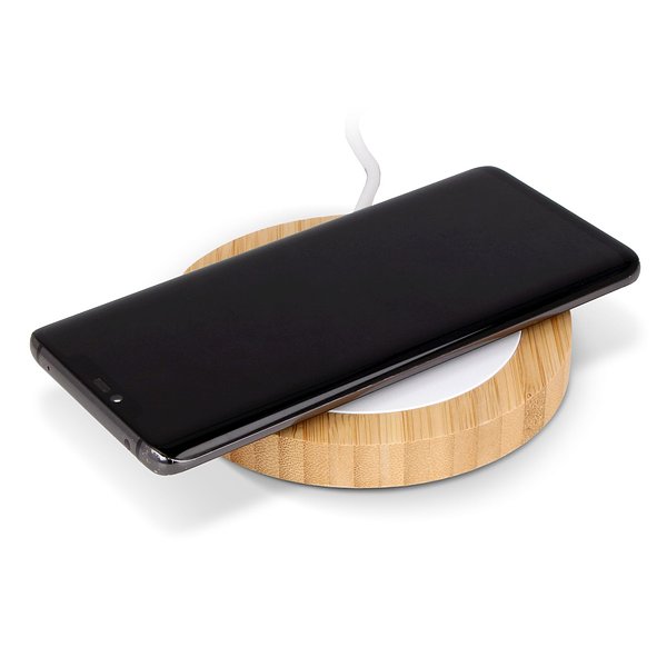 Drahtloses Ladegerät Bambus & RABS 15W Duristo