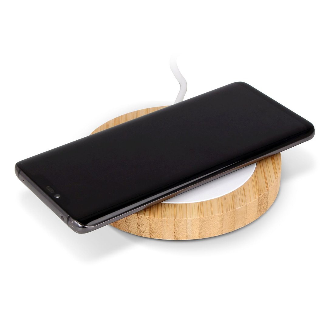 Drahtloses Ladegerät Bambus & RABS 15W Duristo