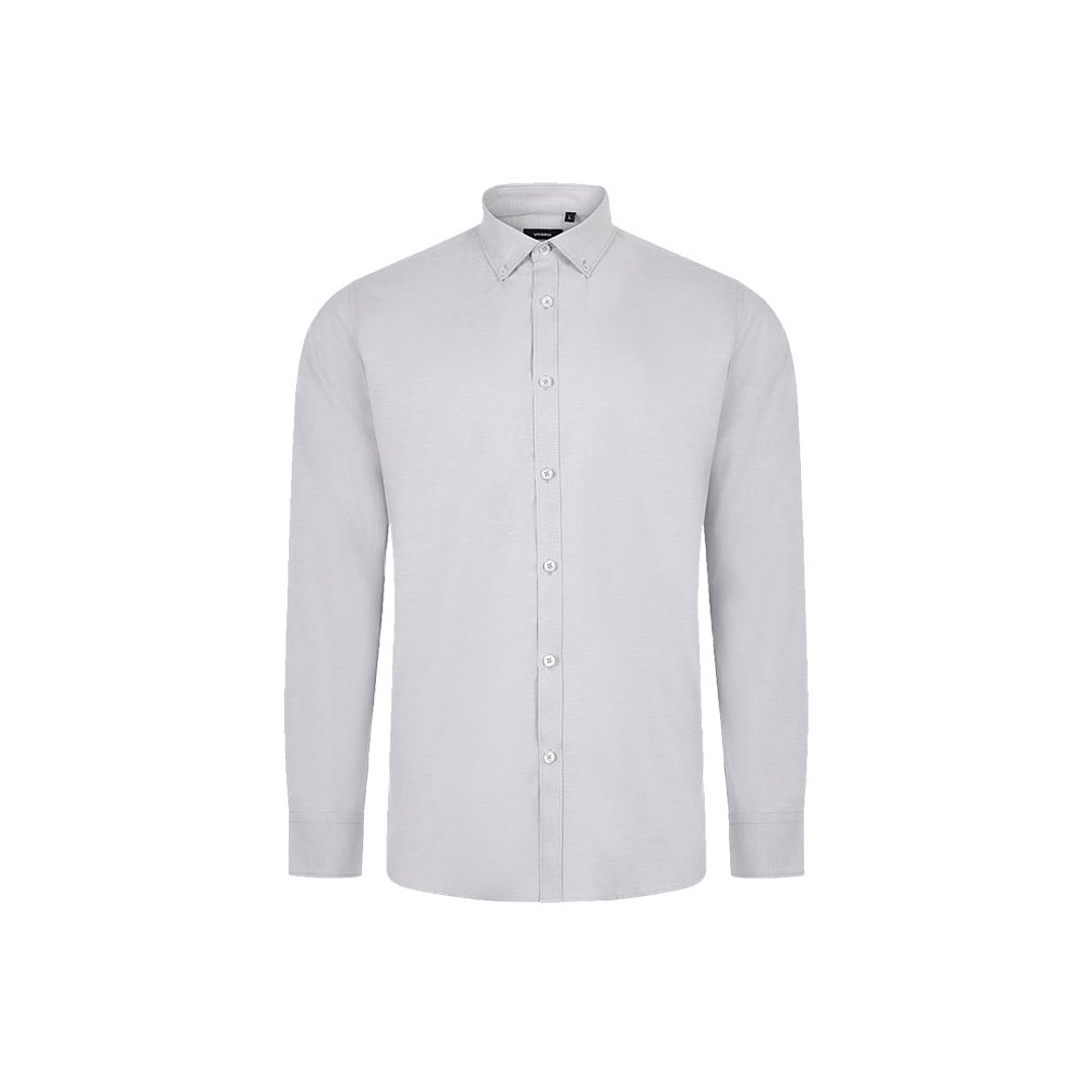 Hemd Oxford (180 g/m²) für Herren, aus Baumwolle (50 %), Polyester (45 %) und Elasthan (5 %) Gritll