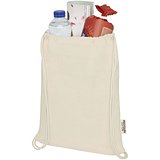 140 g/m² Sportbeutel aus GRS recycelter Baumwolle - Lolferi