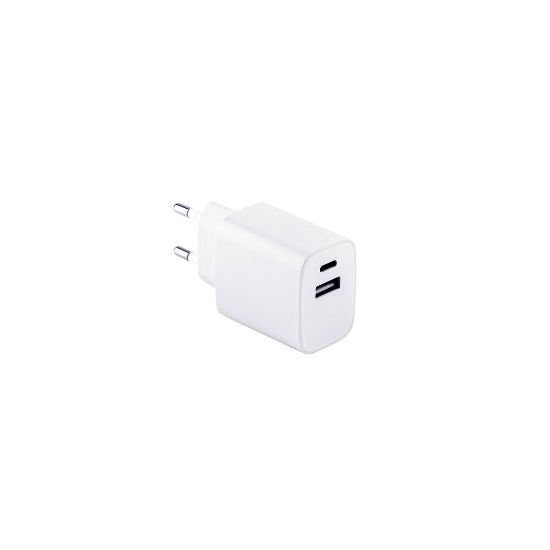 Ladegerät mit USB-A Anschluss 18W und USB-C 20W in 100% rABS Lursicca
