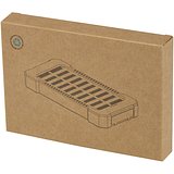 10 W 5000 mAh robuste Solar Powerbank aus recyceltem Kunststoff mit integrierter Taschenlampe - Dori