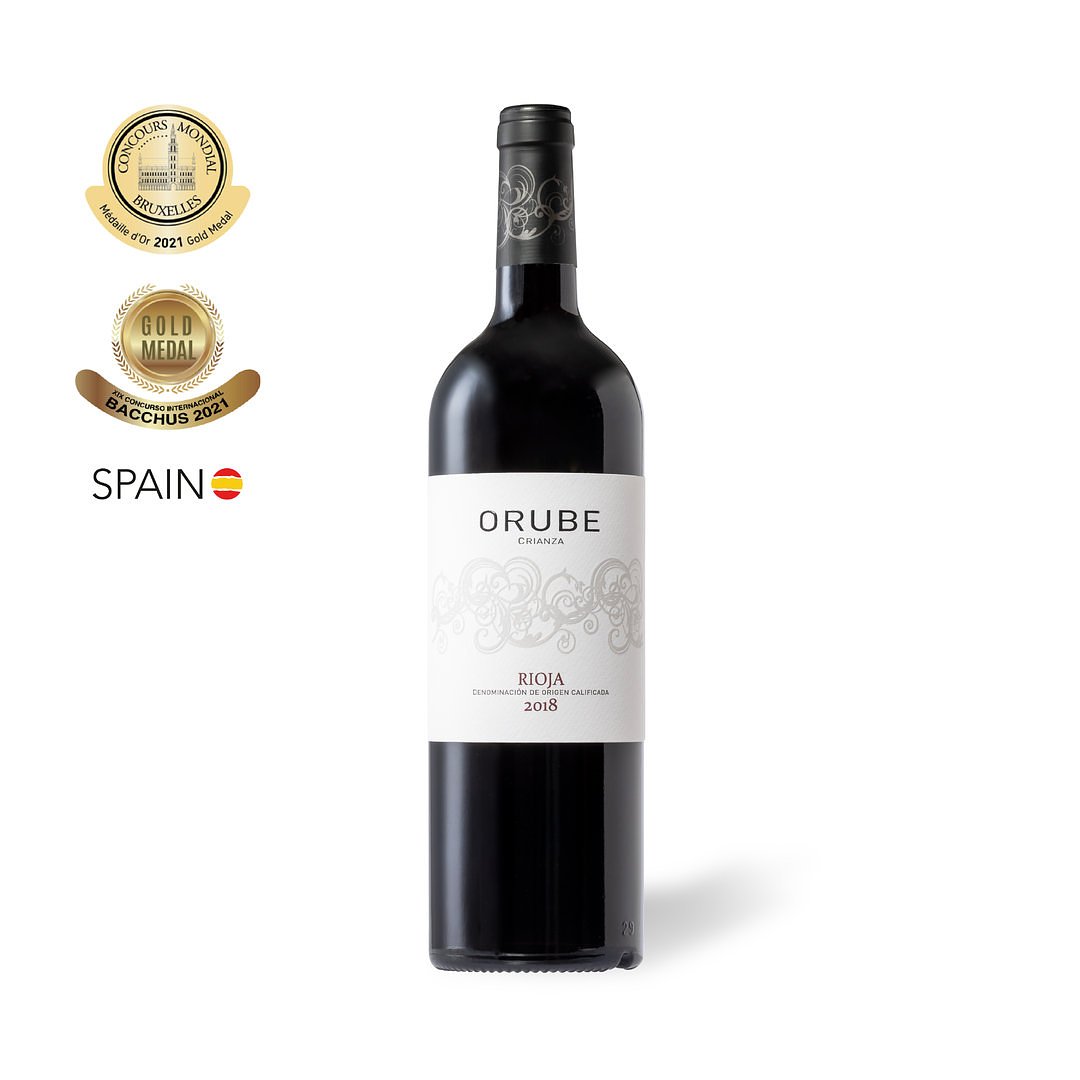 Flasche Rotwein Idube